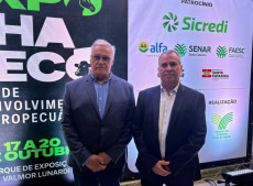 No comando da nova expo-feira estão o coordenador geral Ricardo Lunardi e o presidente do Sindicato Rural de Chapecó Luiz Carlos Travi. 