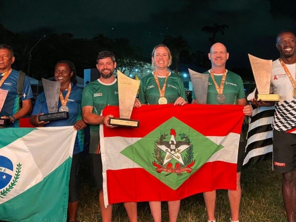 Atletas de São Ludgero conquistaram ouro no Jogos Escolares Brasileiros (Jebs)